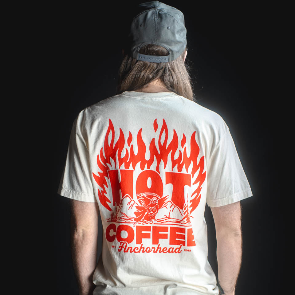 Hot Coffee Tee | Comfort Colors – Anchorhead Coffee